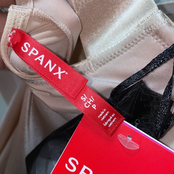 NWT SPANX Suit Your Fancy Strapless Cupped Mid-Thigh Bodysuit Size Small - Picture 10 of 11
